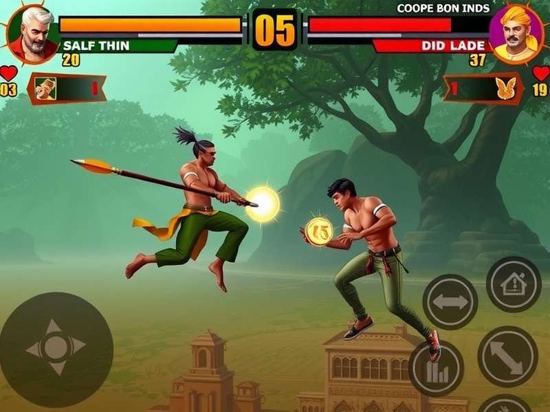 Muscular Punch Raid Leader gameplay screenshot showing combat mechanics